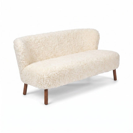 Emanuel 2-seters sofa Hvit
