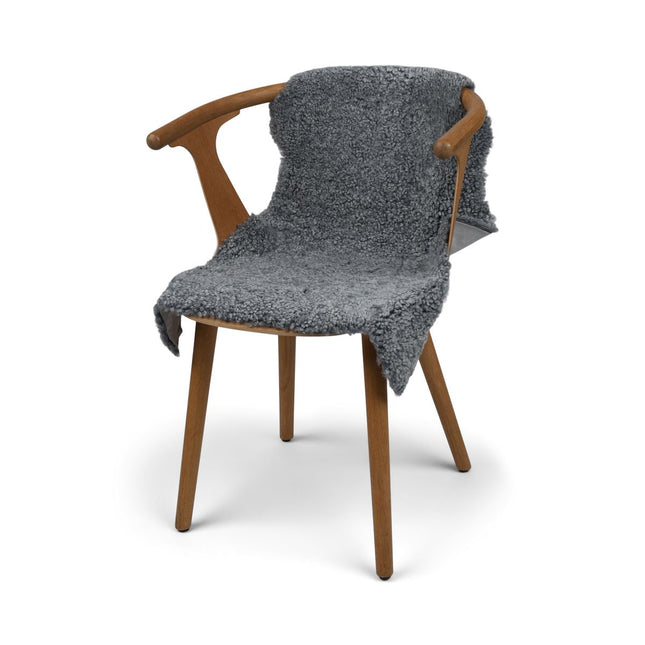 Korthåret Merino Saueskinn | Lysegrå | 90x60 cm (Bestselger)