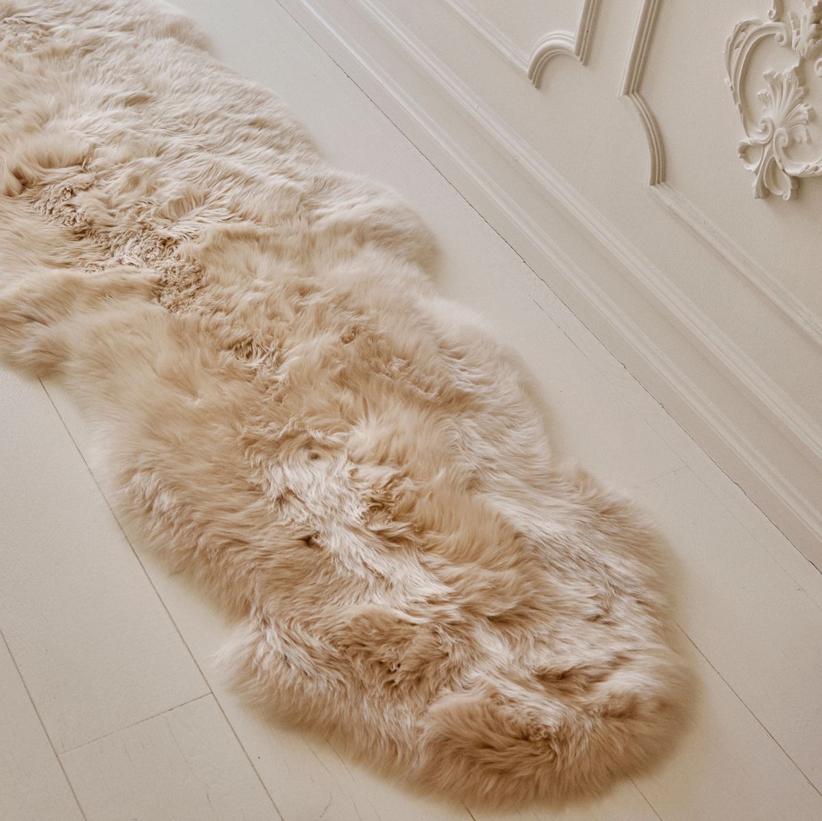 Saueskinn | Langhåret | New Zealand | 180x60 cm Lilla