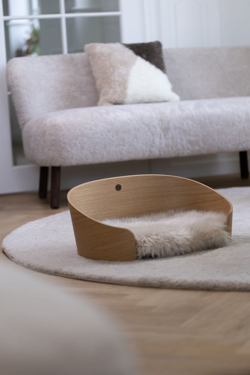 Designgulvteppe | Korthåret | New Zealand | Ø180 cm Pearl