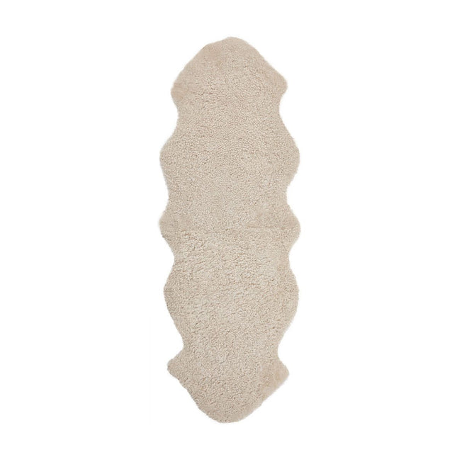 New Zealand saueskinn | Kortkrøllet ull | Teppe 180 cm Perle