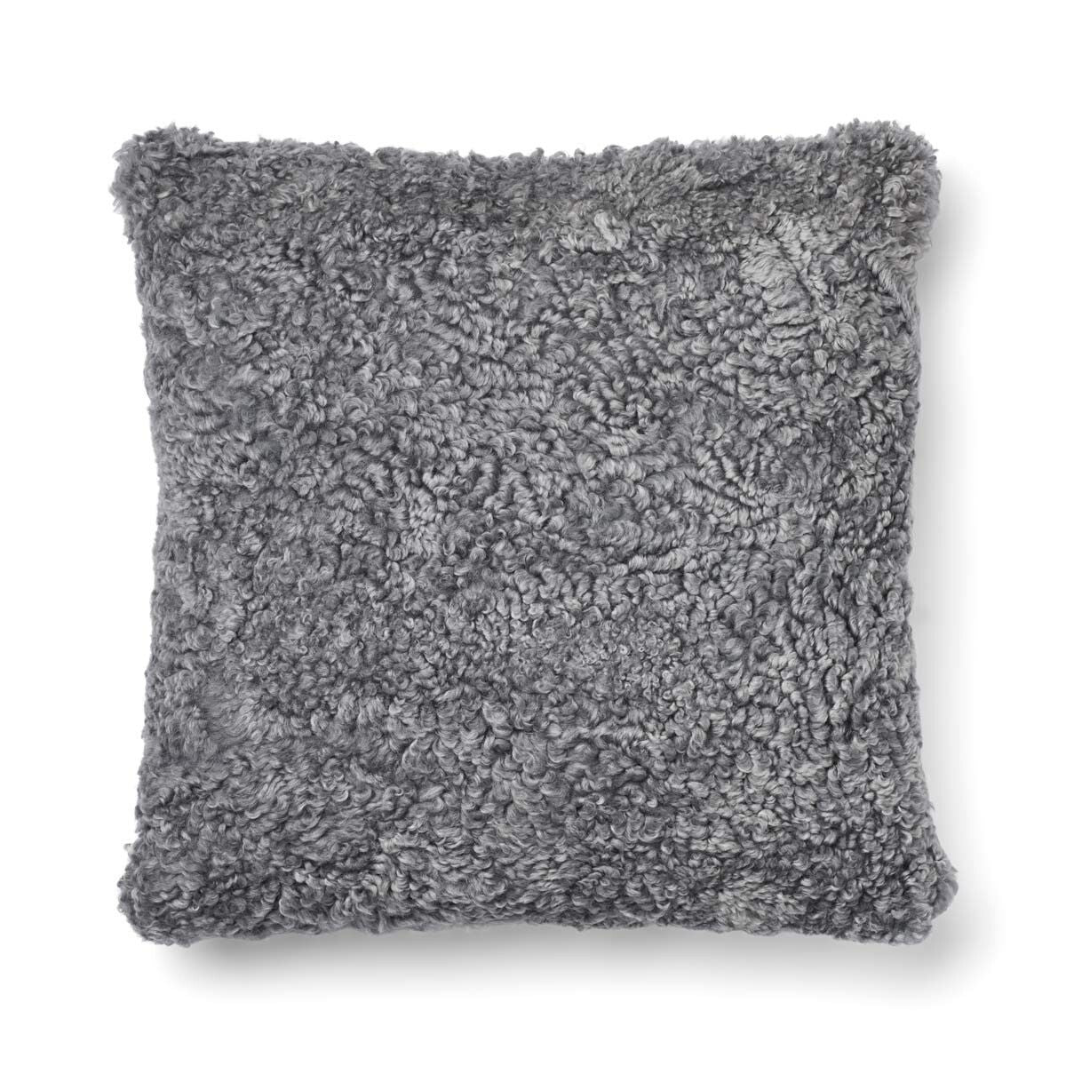 Checked Collection | Ullpute | Korthåret | 52x52 cm | 34x52 cm Rutet – Grå/Lys grå