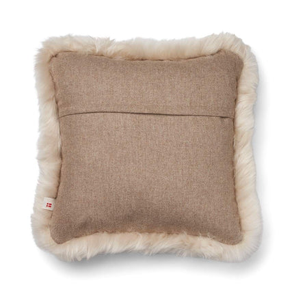 Ullpute | LW-bekledning | 52x52 cm Beige/lin