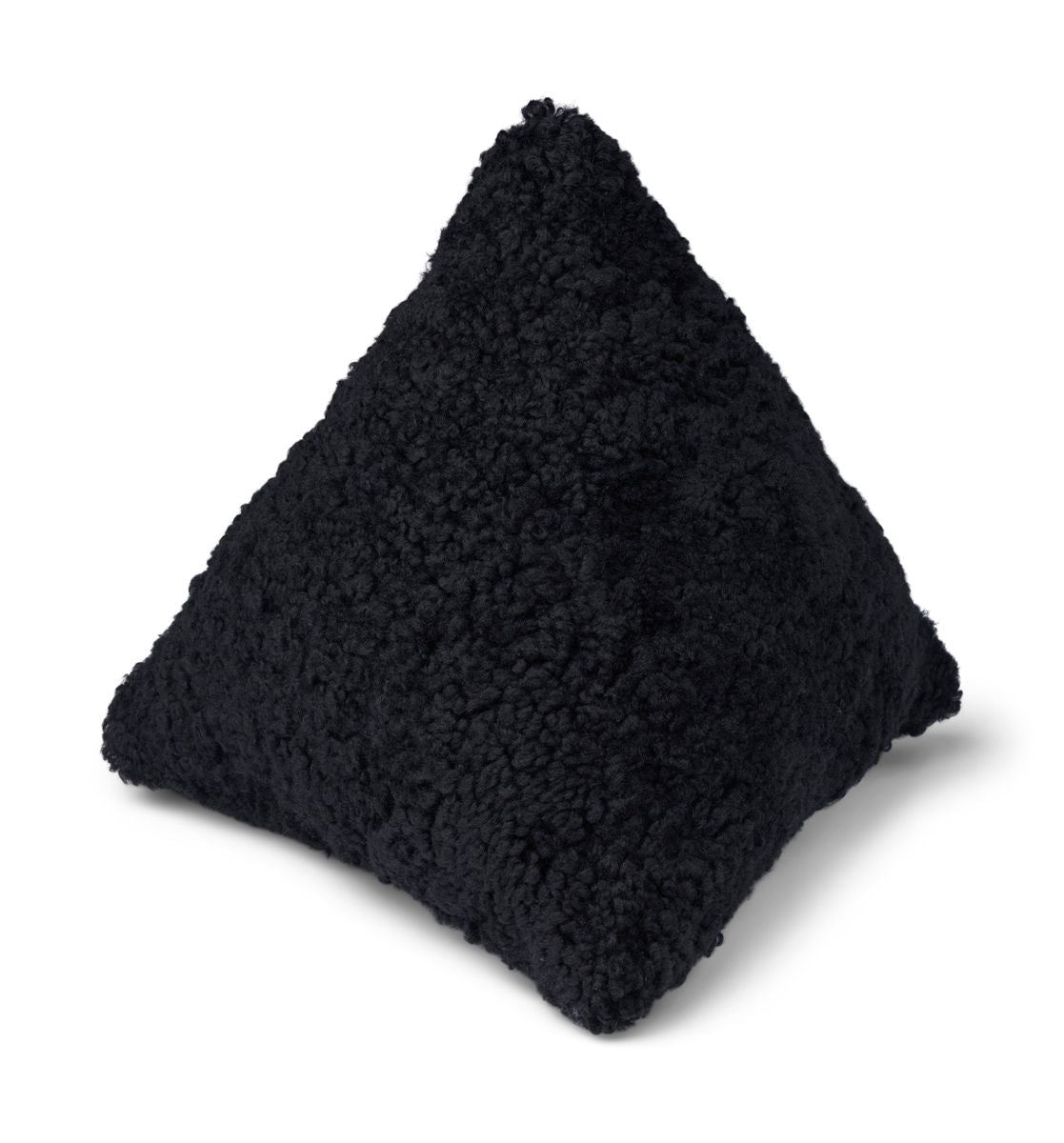 Hematite pute | Korthåret | New Zealand | 35x35x35 cm Svart