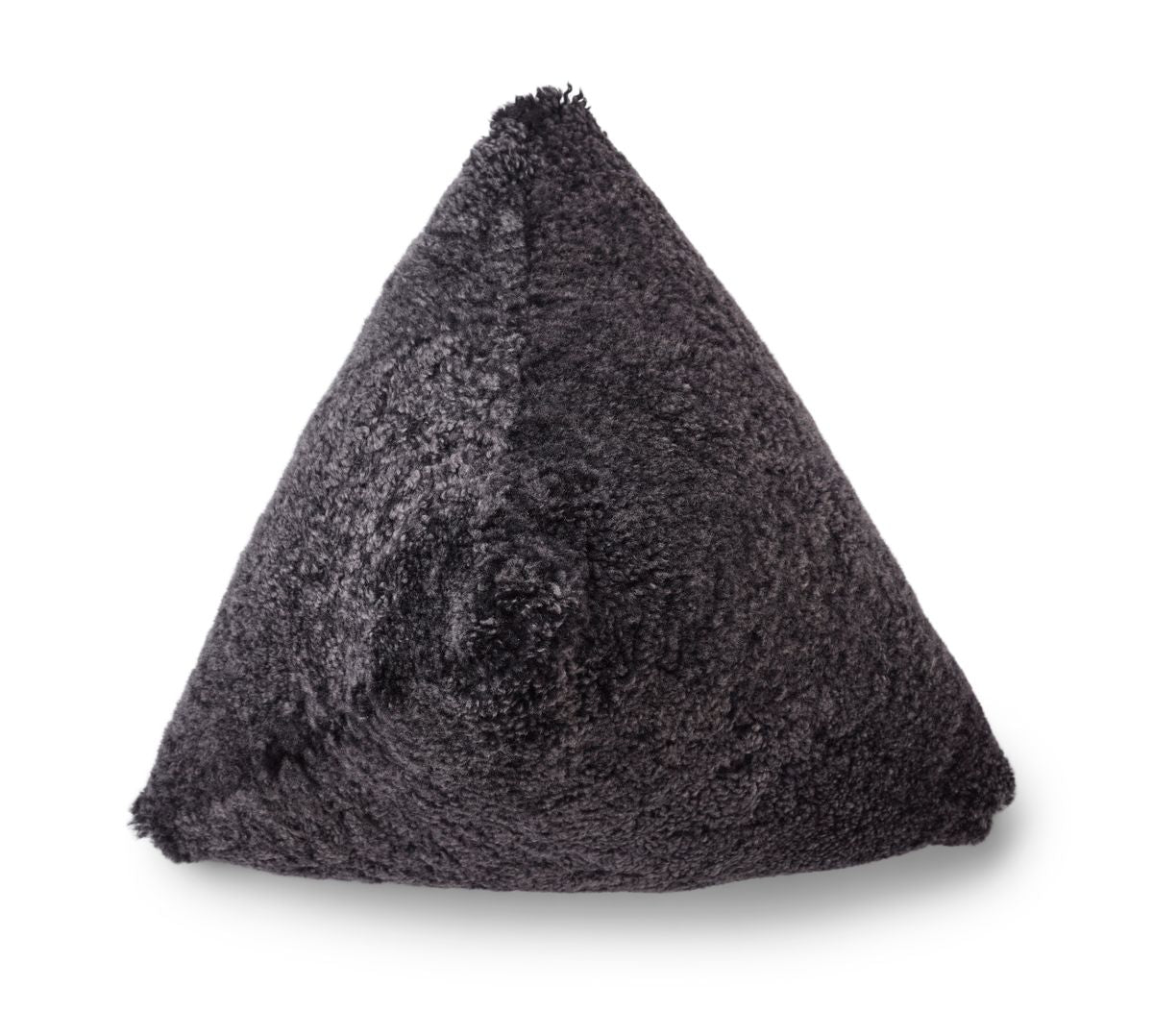Hematite pute | Korthåret | New Zealand | 35x35x35 cm Koksgrå