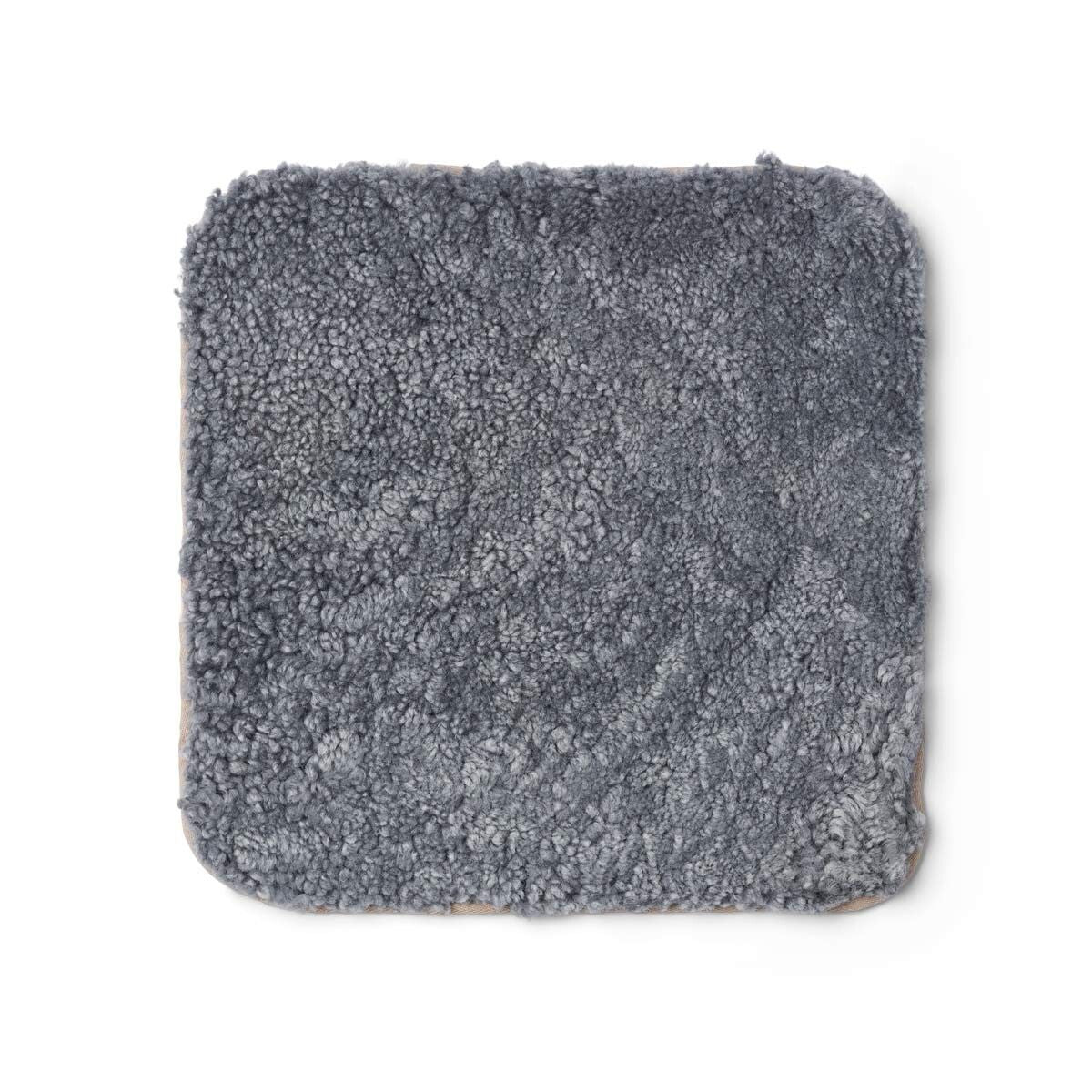Zero Waste setepute | Korthåret | New Zealand | 35x35 cm Lys Grå