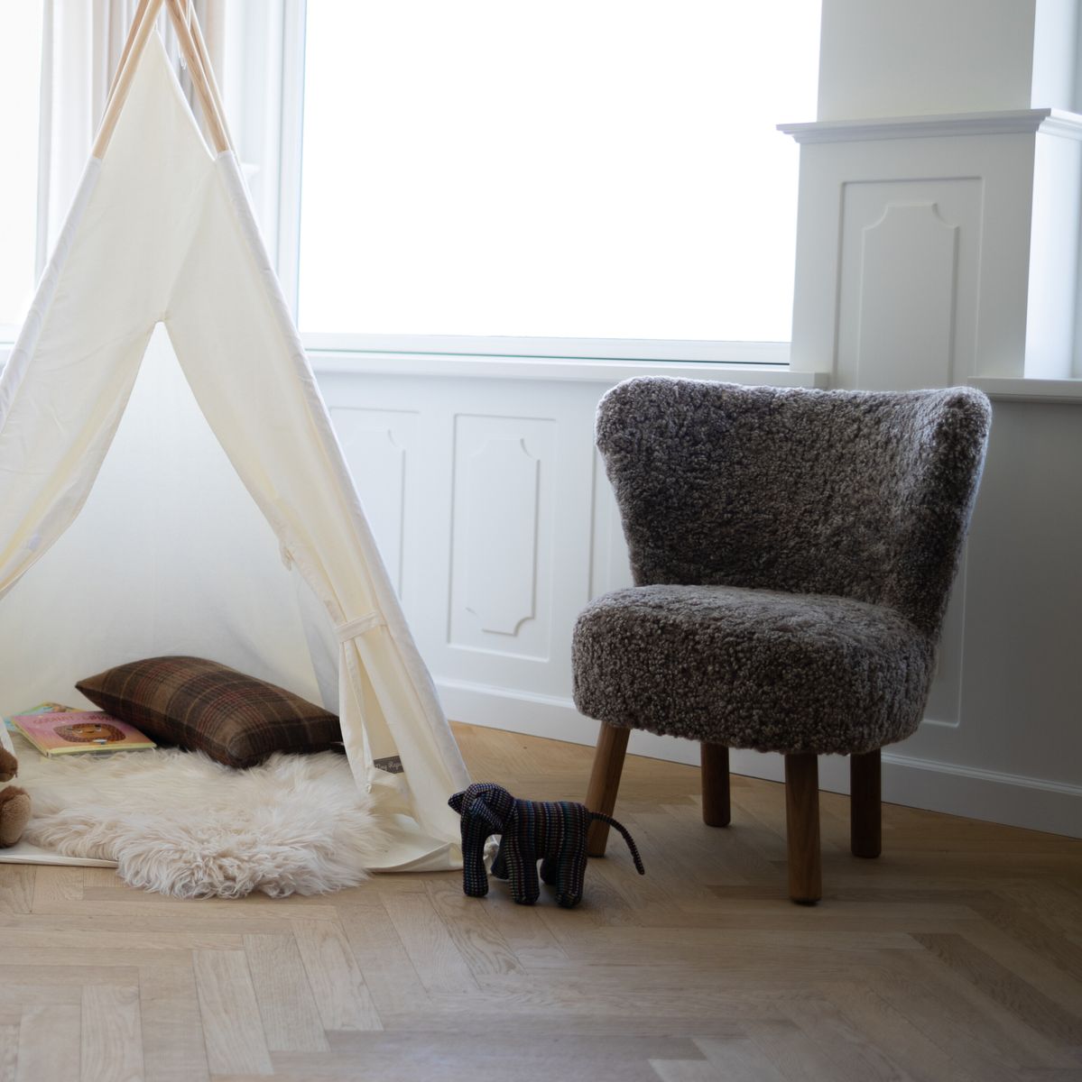 Emma Mini Lounge Chair Koksgrå