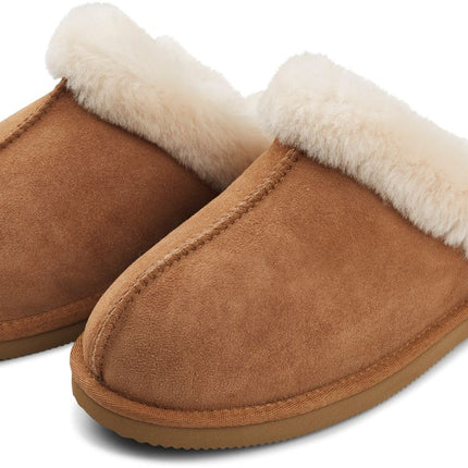 Fluffy krøllete tøfler