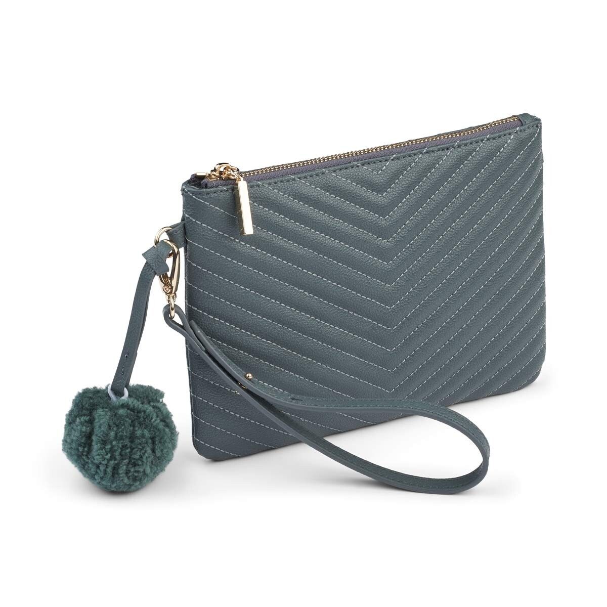Helene clutch Blågrå