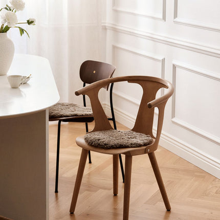 Stolpute | Saueskinn | Korthåret | D38 cm Koksgrå