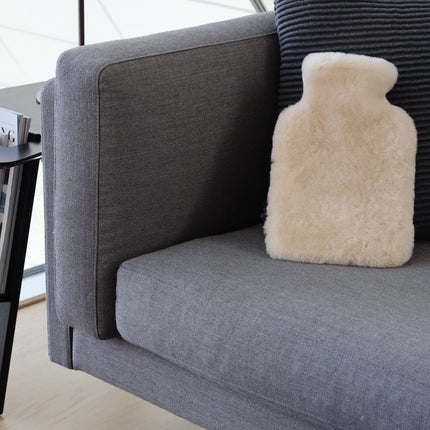 Varmtvannsflaske | Mokkasin | New Zealand | 32x22 cm Kastanje