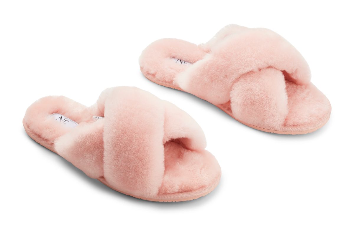 Slipper cross Lyserød
