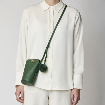 Adina Telefonveske Antikk Grønn