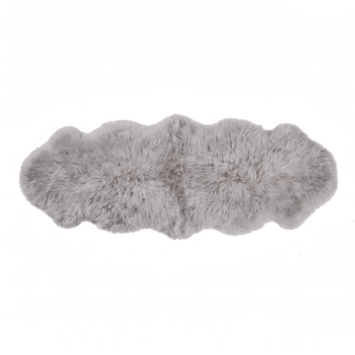 Fellvang Dobbel Saueskinnsfell | Langhåret | New Zealand | 160x60 cm Lys Grå