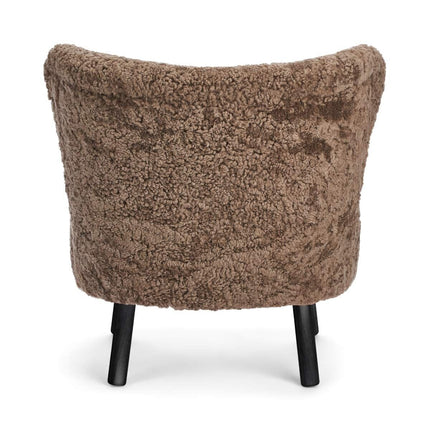 Emil Lounge Chair | Kort ull Taupe