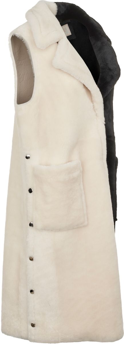 Raelynn vest Svart / Beige